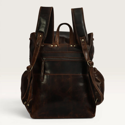 Sakura Top Grain Leather Backpack
