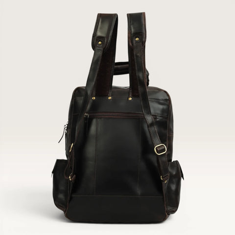 Solidus Genuine Leather Crunch Leather Backpack