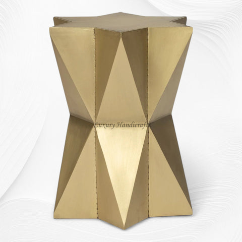 Star Brass Side Table