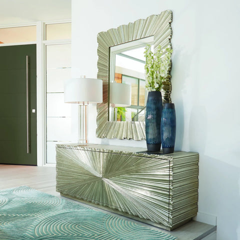 Starburst Silver Credenza