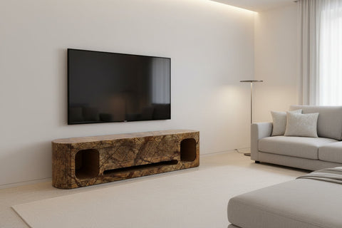 Sthanik Marble TV Unit