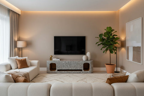 Sthanik Marble TV Unit