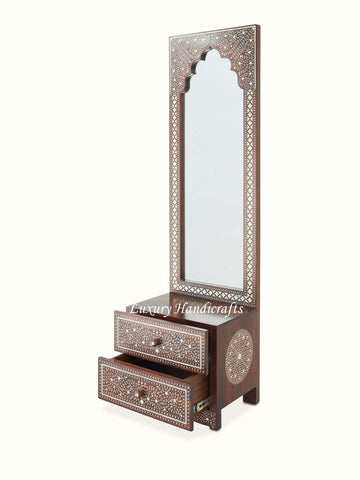 Teakwood Bone Inlay Dressing Table