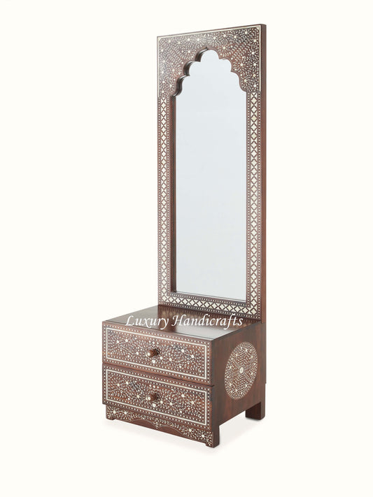 Teakwood Bone Inlay Dressing Table