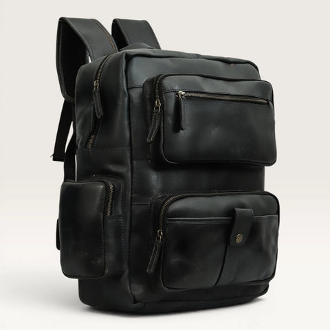 Tino Classic Leather Travel Backpack
