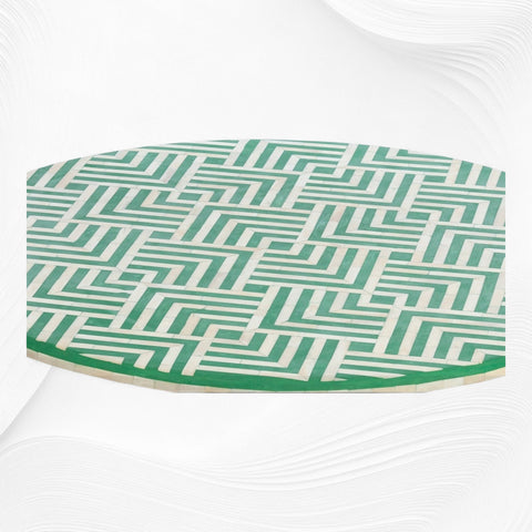 Vik Bone Inlay Coffee Table Green