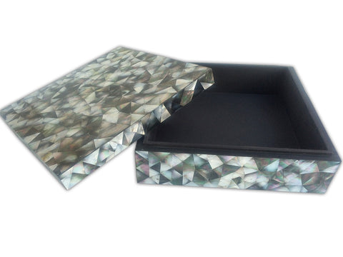 Black Mother Of Pearl Box