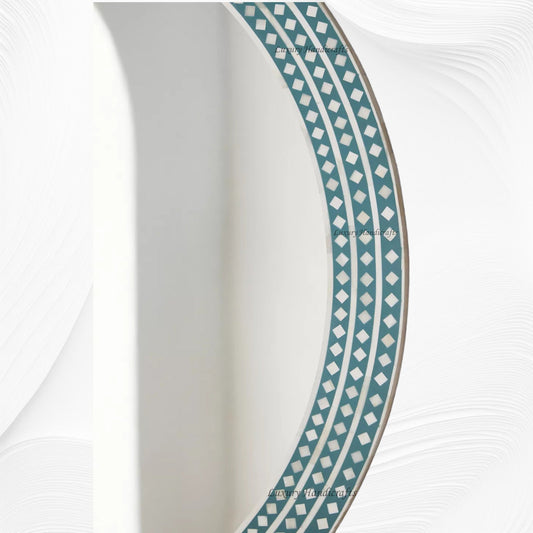 Bone Inlay Devina Mirror Green