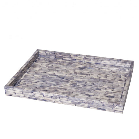 Colored Bone Inlay Tray Purple