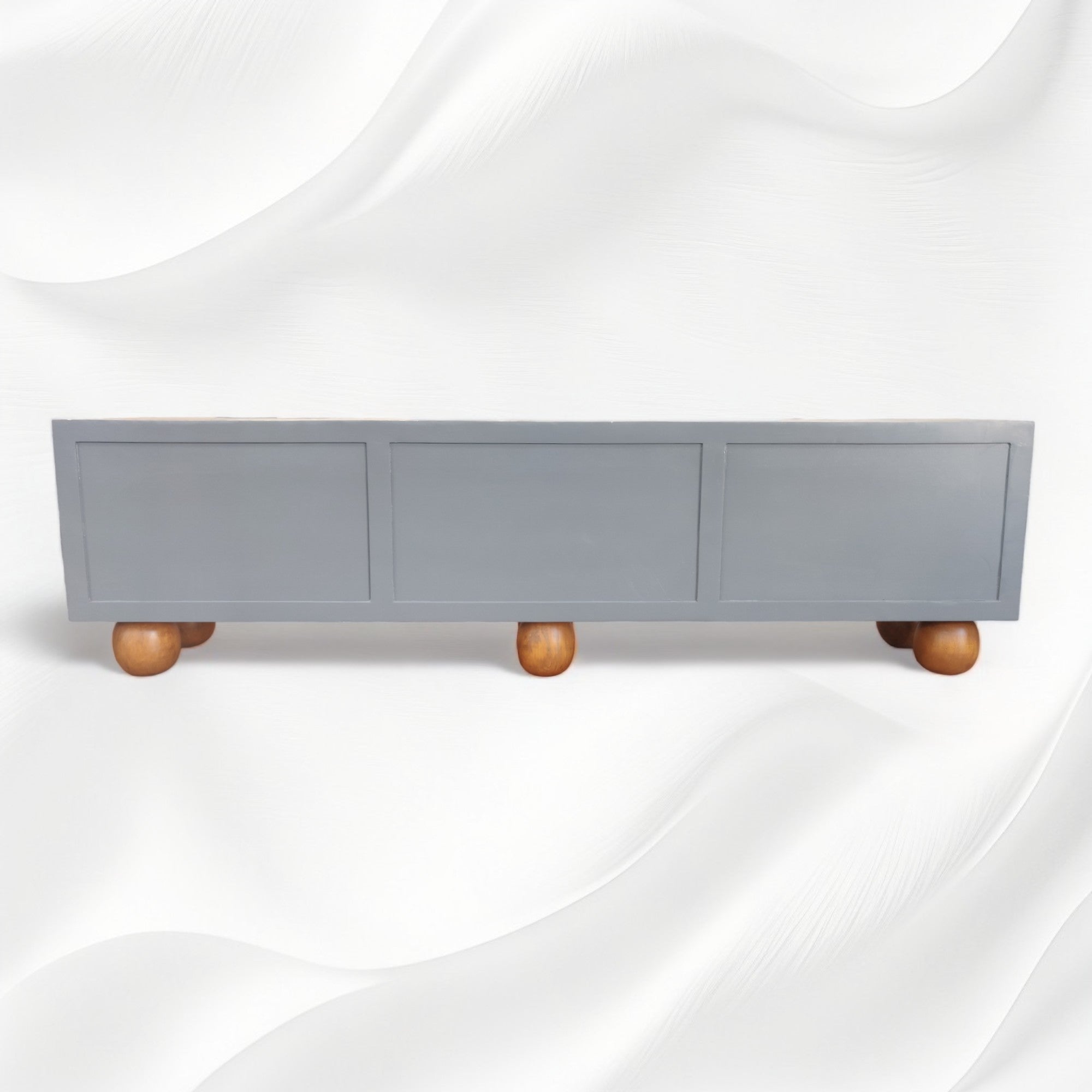 Esther Bone Inlay Media Cabinet Grey 6