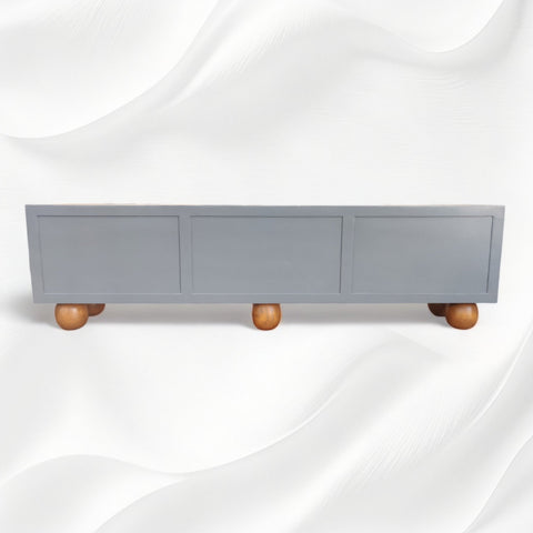 Esther Bone Inlay Media Cabinet Grey 6