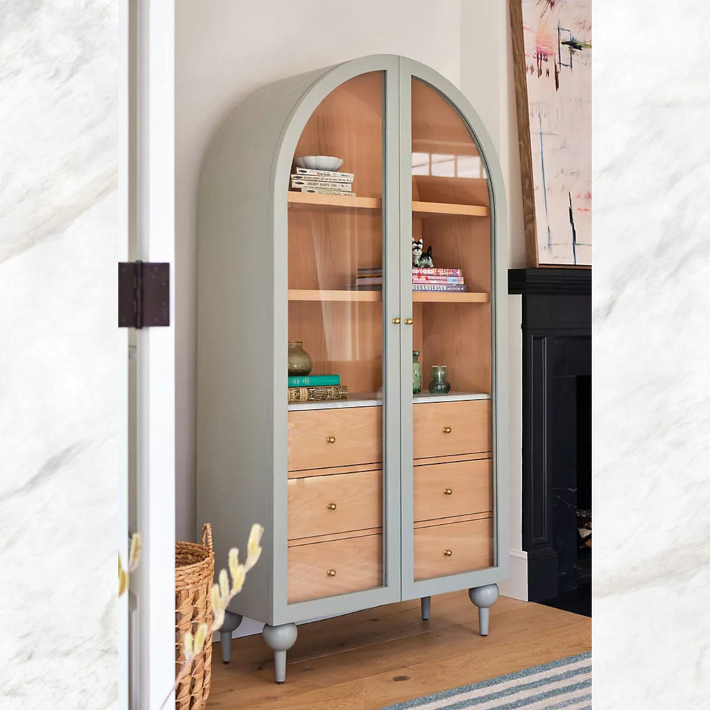 Fern Storage Cabinet Sage – Luxury Handicrafts