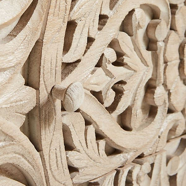 Luxury Handcarved Lombok 3 Drawer Dresser Grey