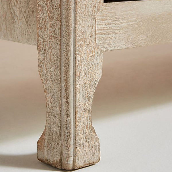 Luxury Handcarved Lombok 3 Drawer Dresser Grey
