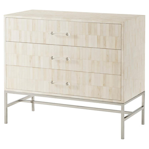 Full Bone Inlay 3 Drawer Dresser