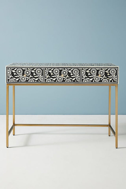 Lalita Inlay Desk Black