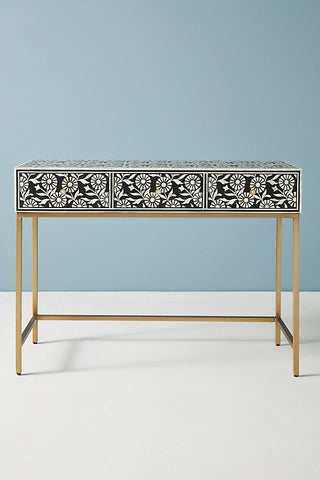 Lalita Inlay Desk Black