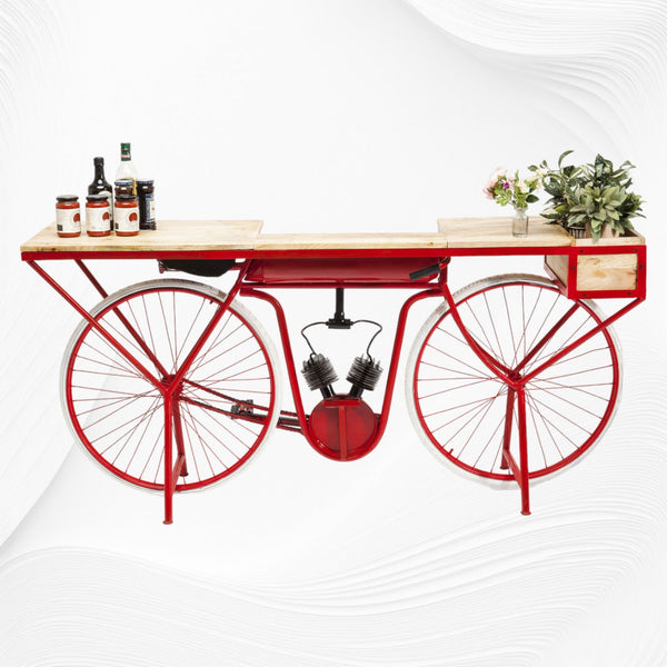 Luca Bicycle Bar Counter Red 2