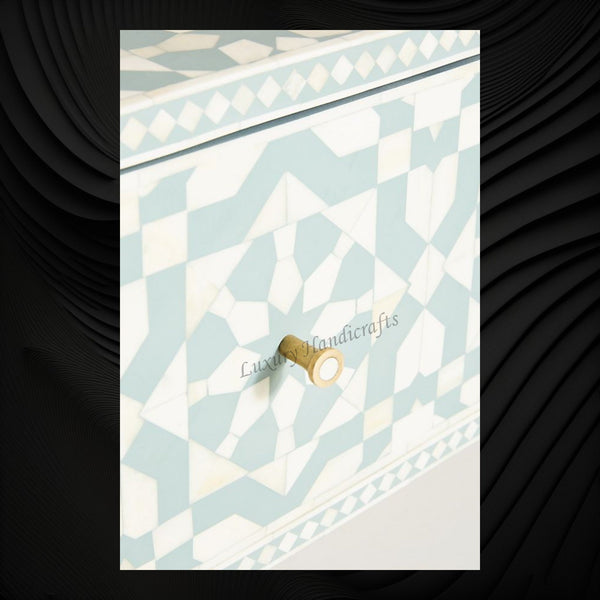 Moroccan Bone Inlay Desk Green
