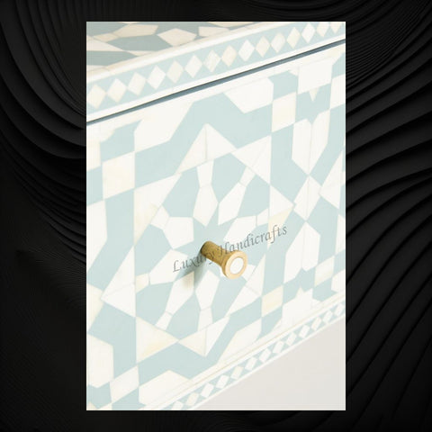 Moroccan Bone Inlay Desk Green
