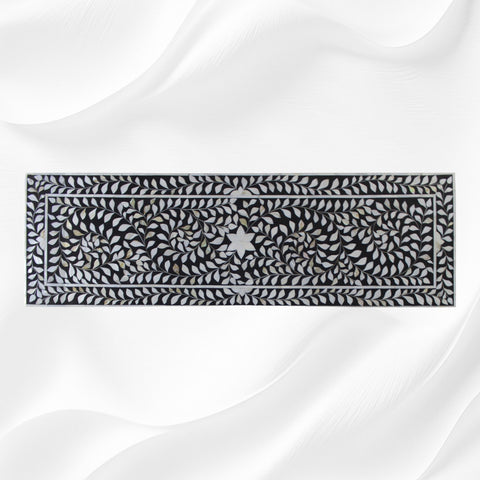 Shamiana MOP Inlay Chest of 2 Drawers Black