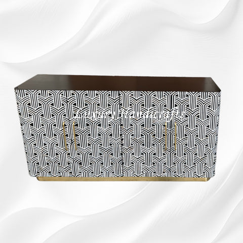 Sprinkle Mother of Pearl Inlay Buffet Black