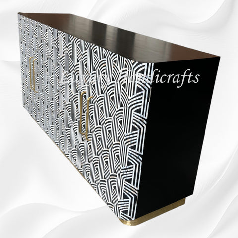 Sprinkle Mother of Pearl Inlay Buffet Black