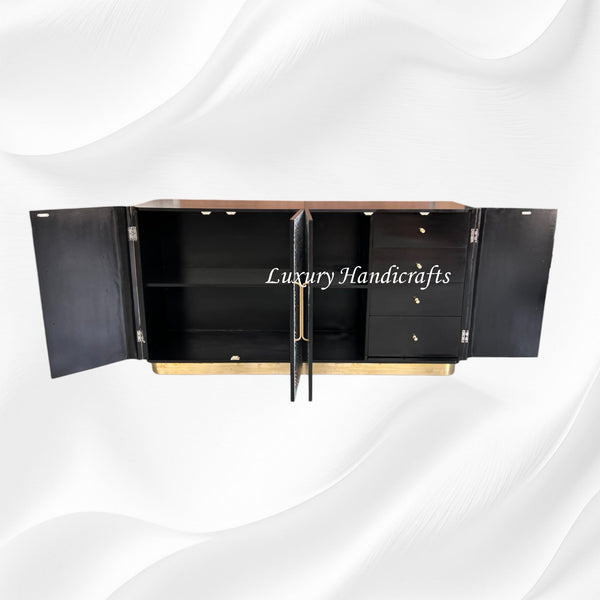 Sprinkle Mother of Pearl Inlay Buffet Black