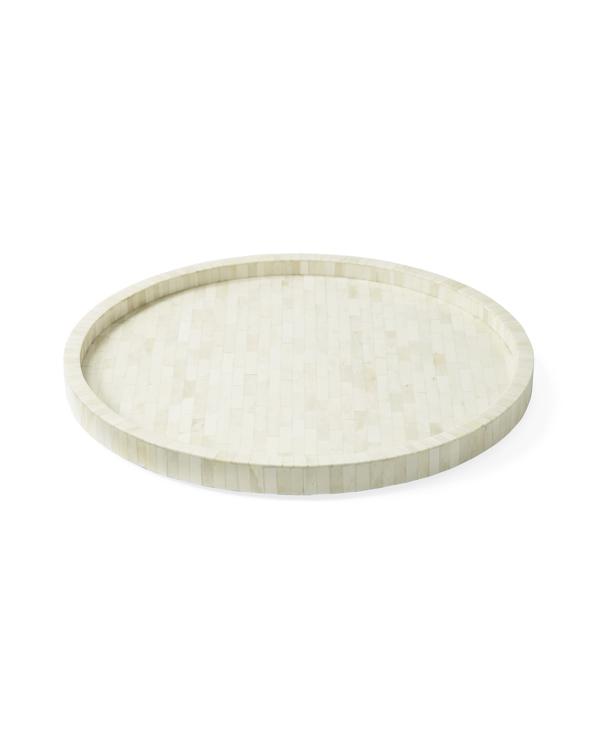 Full Bone Inlay Round Tray