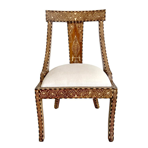 Bone Inlaid Dining Chair