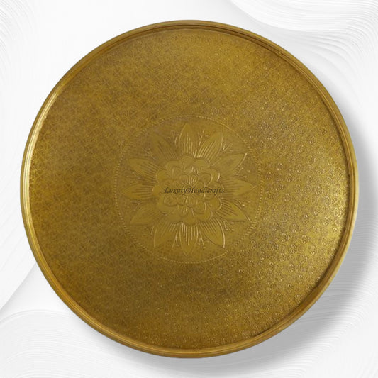 Jaden Antique Brass Embossed Coffee Table