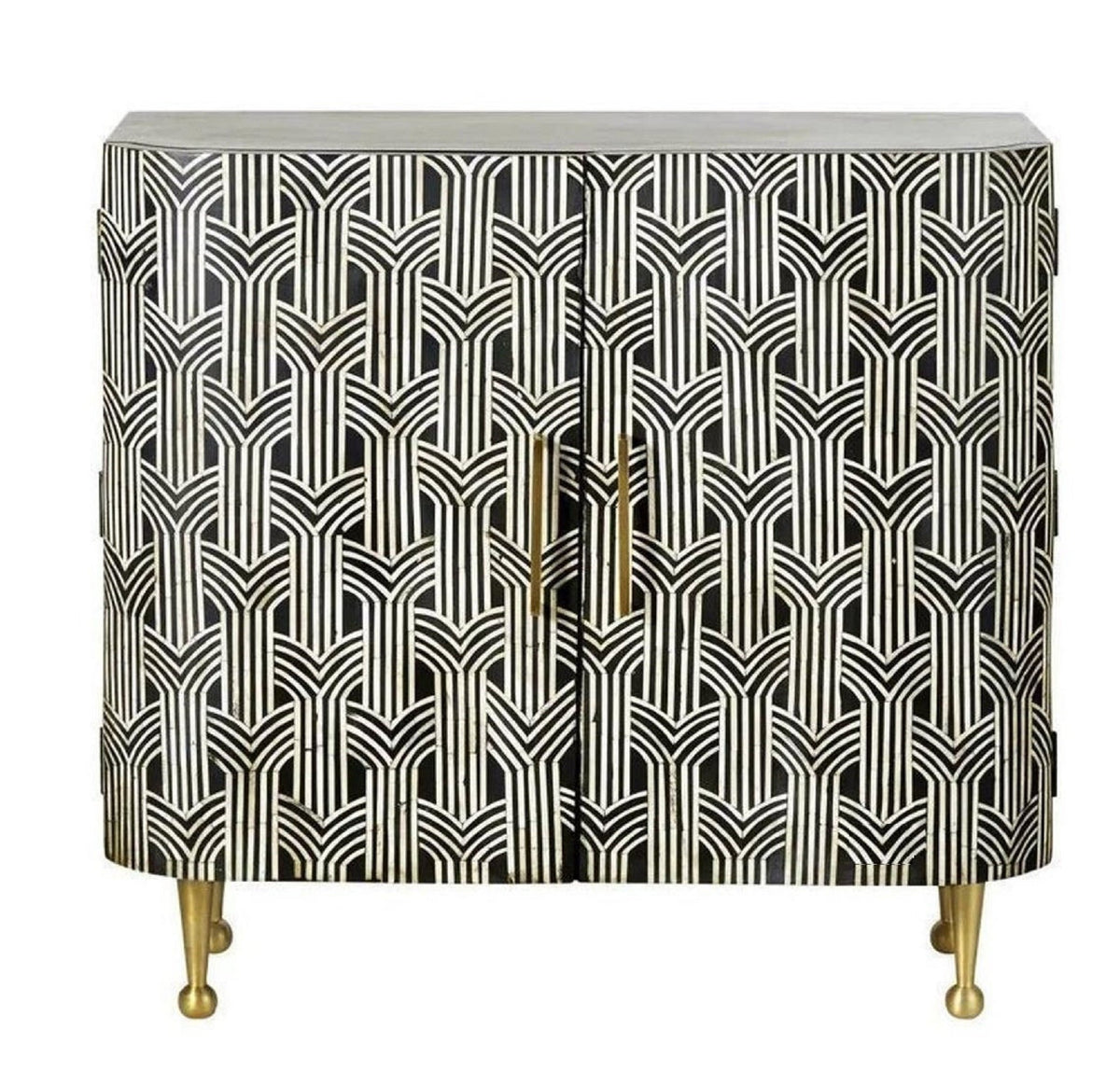 Handmade Bone Inlay 2 Door Sprinkle Sideboard