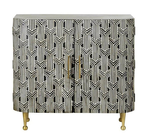 Handmade Bone Inlay 2 Door Sprinkle Sideboard
