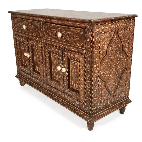 Bone Inlaid Buffet Teakwood