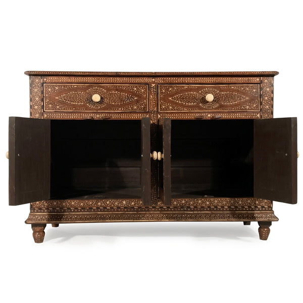 Bone Inlaid Buffet Teakwood