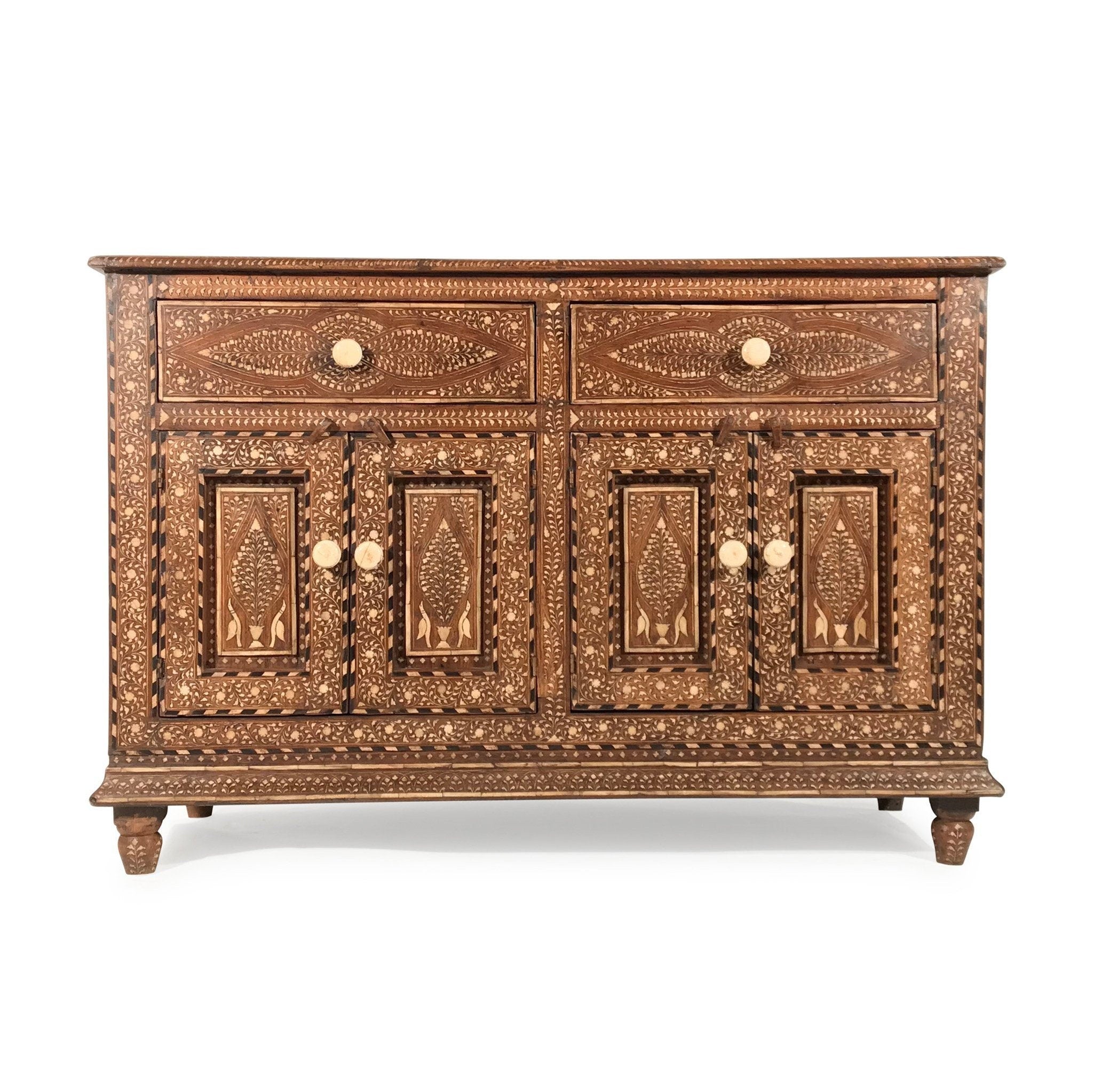 Bone Inlaid Buffet Teakwood