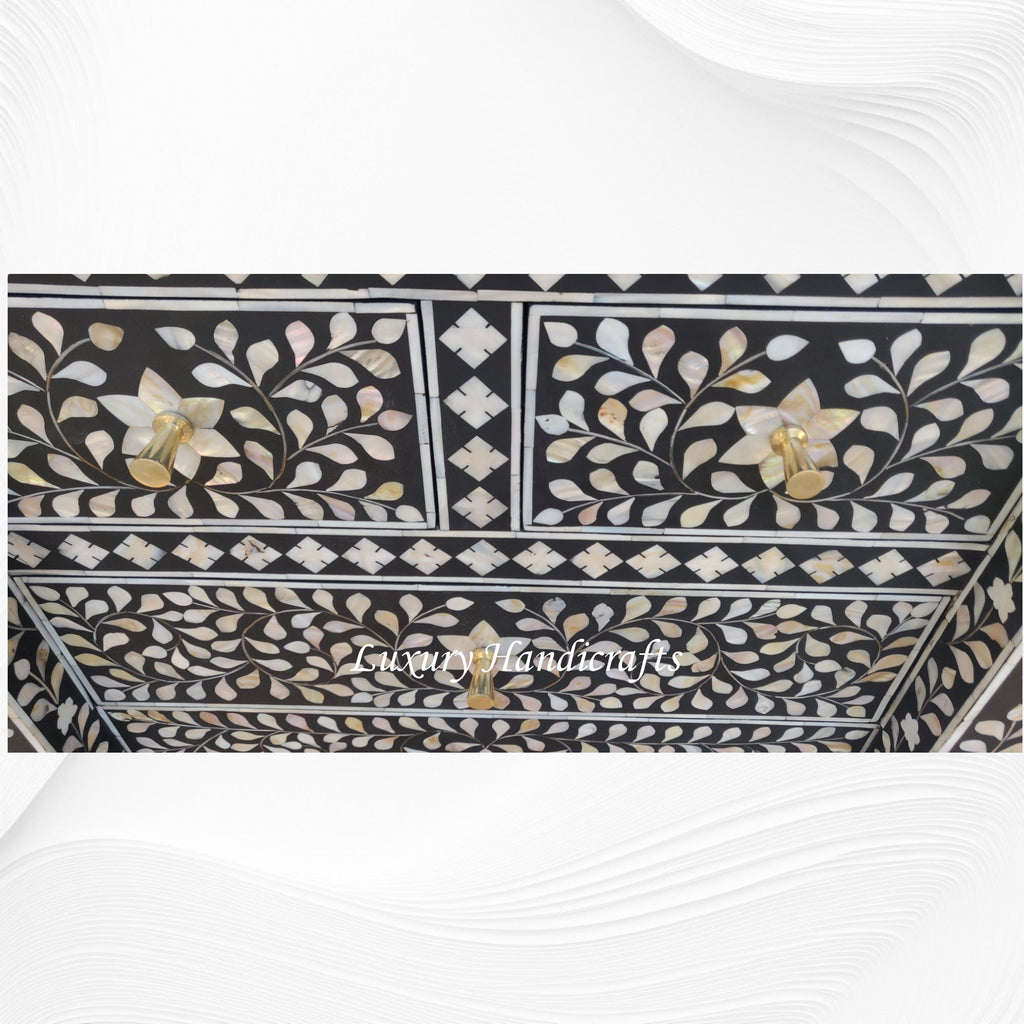 MOP Inlay Victoria Buffet Black – Luxury Handicrafts