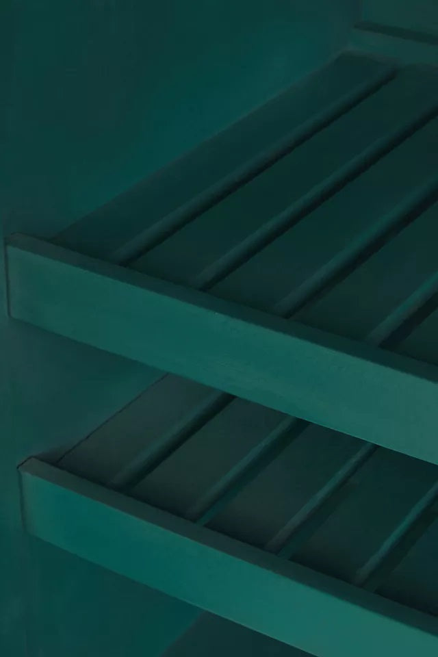 Optical Inlay Bar Cabinet Black