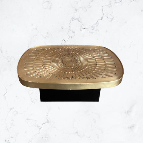 Starburst Coffee Table Brass